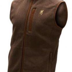 Gilet sans manche polaire marron Summit BROWNING