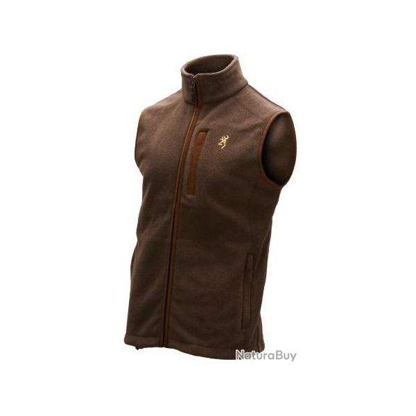 Gilet sans manche polaire marron Summit BROWNING