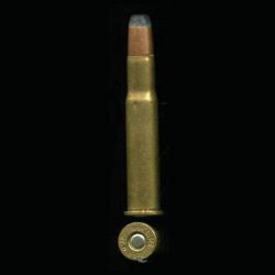 .32 Winchester Spécial - marquage : SUPER SPEED 32 WIN SPL - balle cuivre pointe plomb plate