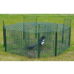 Piège à pies 5 compartiments maille carrée Ø 100cm x30cm