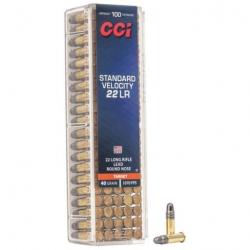 Munitions CCI 22lr Plinking Standard Velocity boite de 100