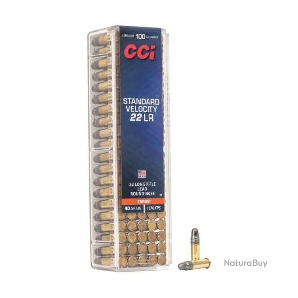 Munitions CCI 22lr Plinking Standard Velocity boite de 100 par 500