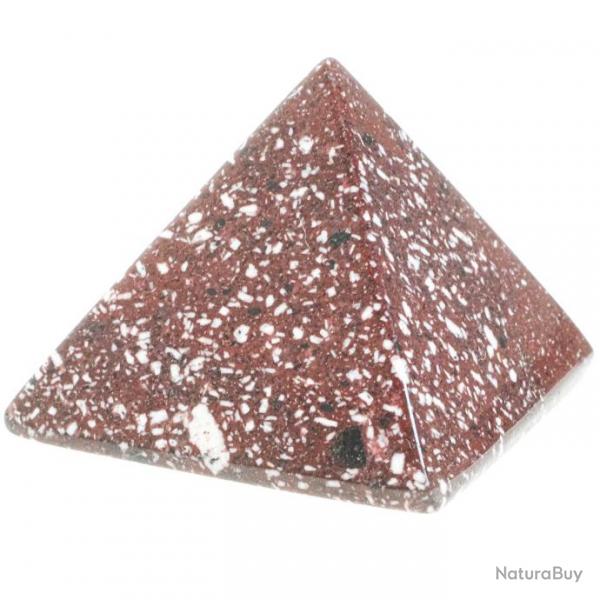 Pyramide en porphyre imprial rouge
