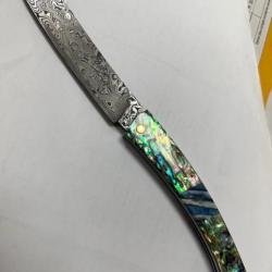 Couteau Fuji damas carbone