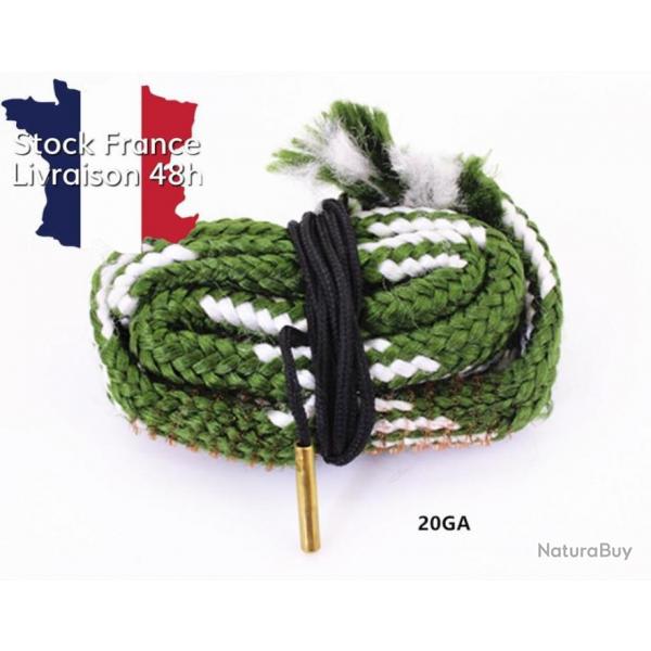 Cordon de nettoyage Boresnake calibre 20 - Envoi rapide depuis la France