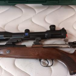 Carabine a verrou Mauser avec lunette Zeiss 9,3 x 62