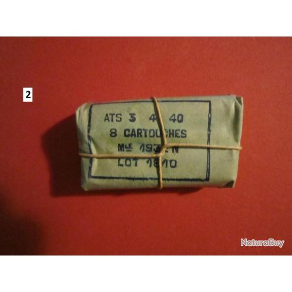 paquet de 8 cartouches  8mm LEBEL neuf d'poque - 2