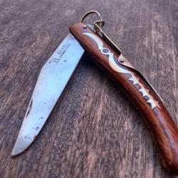 Ancien Couteau à palme OKAPI Manche en Bois