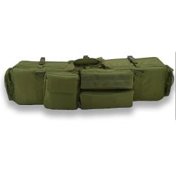 HOUSSE DE TRANSPORT POUR 2 CARABINES + MUNITIONS ET ACCESSOIRES - VERT - LIVRAISON GRATUITE