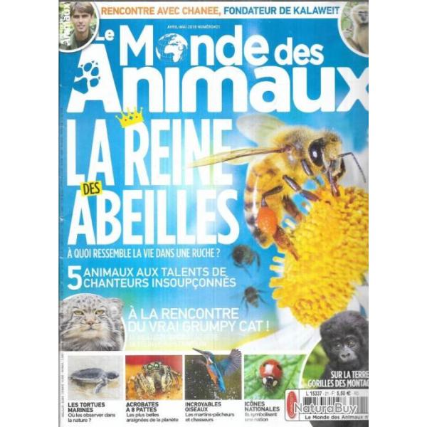 le monde des animaux 2018 21 , la reine des abeilles, tortues marines, martin pcheur, lycaons