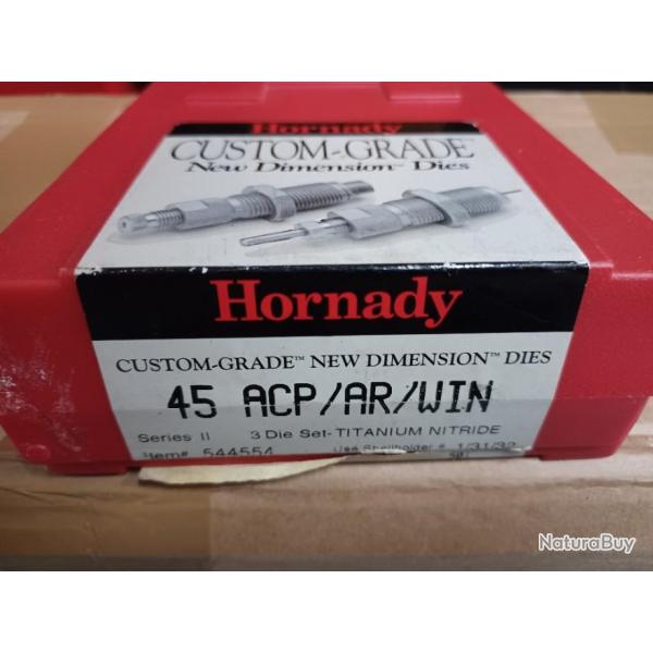 Jeu de 3 outils Hornady 45 ACP / AR / WIN