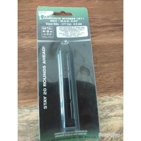 chargeur air comprimer tanfoglio cal 4.5 mm