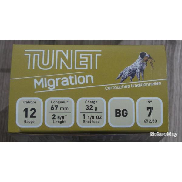 Cartouches TUNET MIGRATION Cal 12