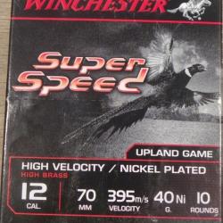 CARTOUCHE WINCHESTER - 12/70 - Super Speed 40G PLOMB 6 - 10 UNITES