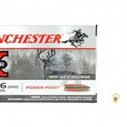 Cartouches WINCHESTER 30-06 SPRG super x power point 180GR X20
