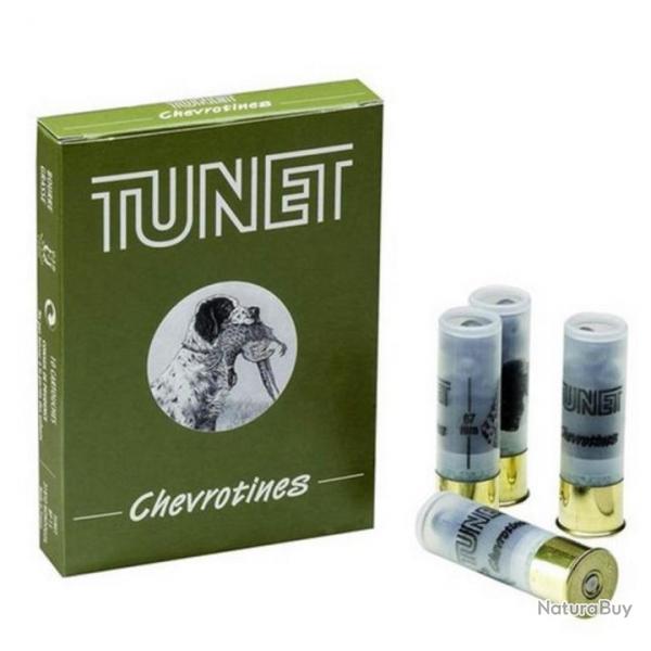 Cartouches TUNET Chevrotines Cal. 12/67 - 21 grains - BG - X10