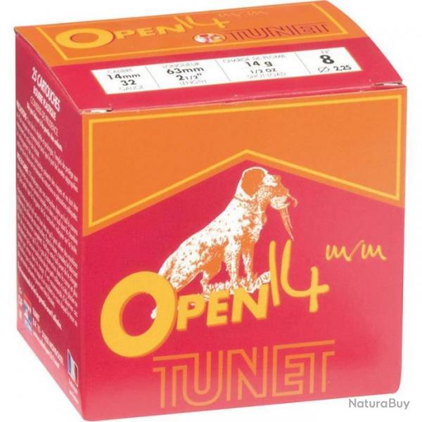 Cartouches TUNET Open Cal. 14 mm boite de 25