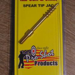 Pousse chiffon crénelé PRO-SHOT pour calibre .22 à 6mm