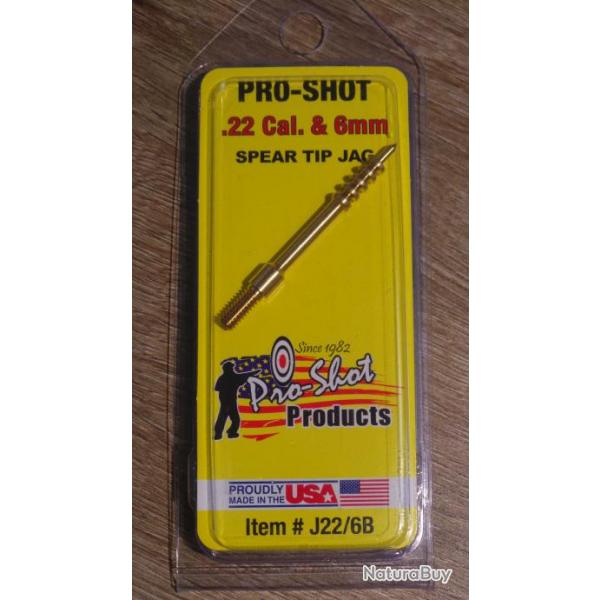 Pousse chiffon crnel PRO-SHOT pour calibre .22  6mm