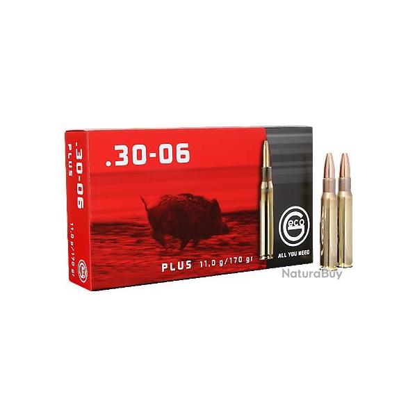 Cartouches GECO Calibre 30-06 PLUS 170grs (11gr) - Boite de 20 units