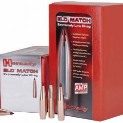 HORNADY 7mm (.284) 162 gr ELD Match - Boîte de 100 unités