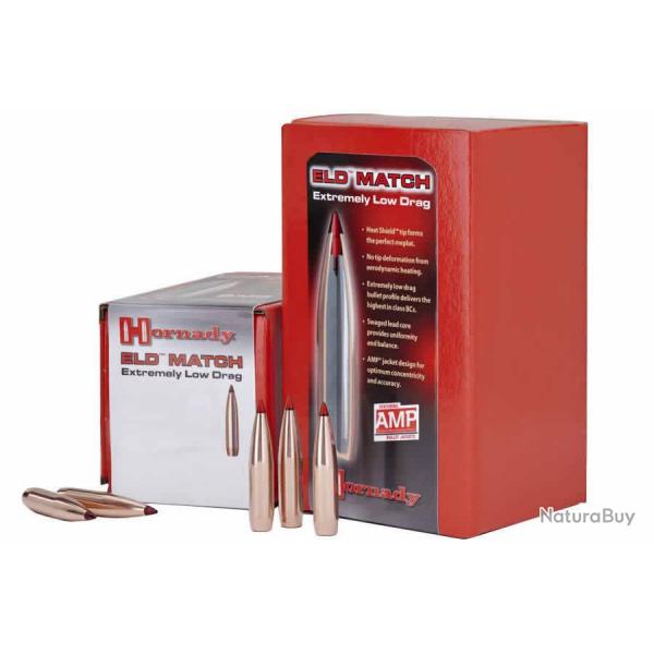 HORNADY 7mm (.284) 162 gr ELD Match - Bote de 100 units