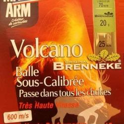 Cartouches MARY ARM VOLCANO BALLE - Cal 12/70 20G