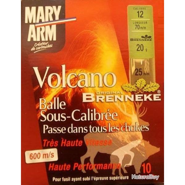 Cartouches MARY ARM VOLCANO BALLE - Cal 12/70 20G