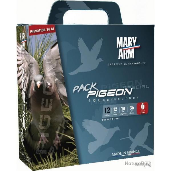 Cartouches MARY ARM PACK PIGEON 36 - Cal 12/70 36GR N6 X100