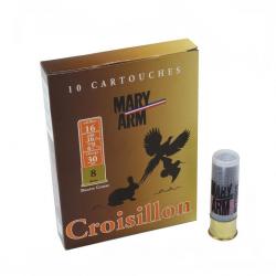 Cartouches MARY ARM CROISILLON Cal 16/67 30G BG DOUX PB8 X10
