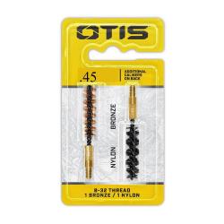 Set de 2 brosses OTIS - Nylon/Bronze Cal .45