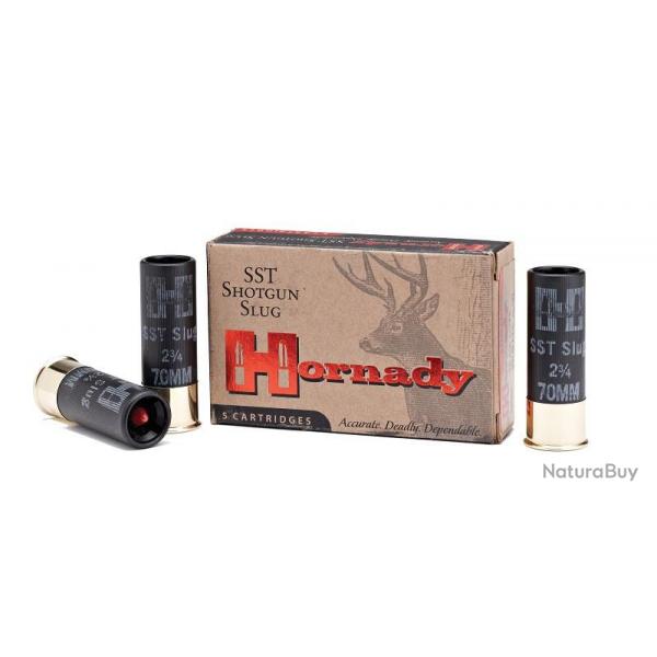 BOITE DE 5 CARTOUCHES HORNADY 12 GA SLUG 300 GR FTX 8623