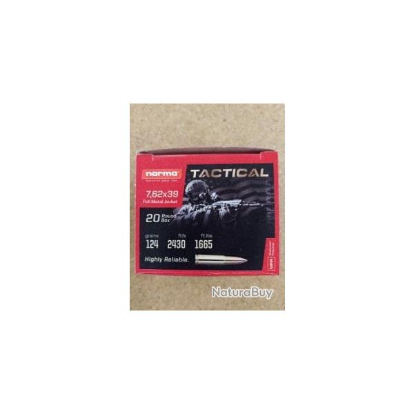 NORMA 7,62x39 124grs - Boite de 20 cartouches