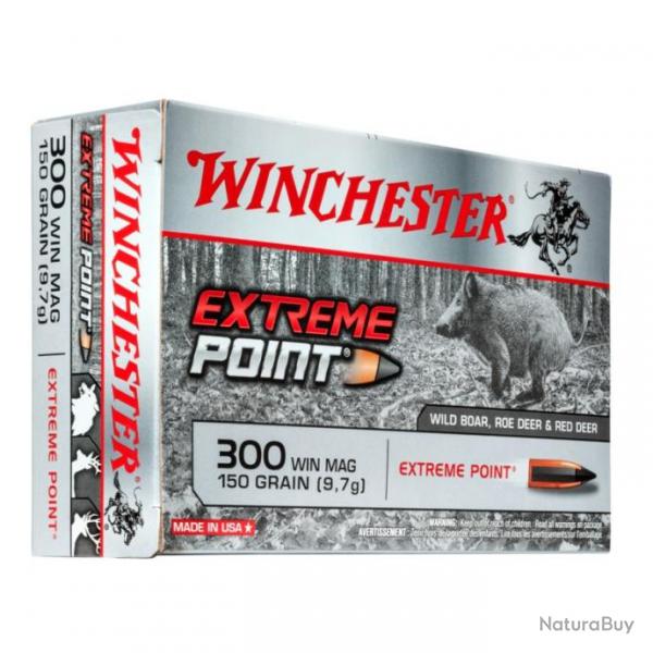 CARTOUCHES WINCHESTER 300 WIN MAG - EXTREME POINT - 150 GR - Boite 20 units