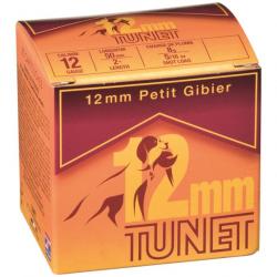 Cartouches TUNET 12 mm Petit Gibier n°8 - boite de 25