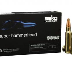 Cartouches SAKO SUPER HAMMERHEAD 30-06 SPRING. Soft Point 150grs 235A - Boîte de 20 unités