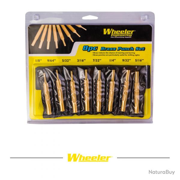 Wheeler Engineering Ensemble de poinons en laiton