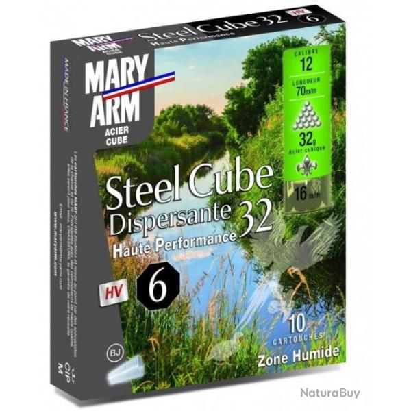 Cartouche Steel cube dispersante 32 gr cal 12 Mary Arm-Plomb 6