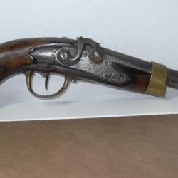 pistolet 1813 manufacture impériale de St etienne calibre :19mm  longueur :35 cm bon état