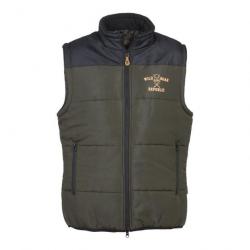 GILET WILD BOAR REPUBLIC KAKI ET NOIR - TAILLE S