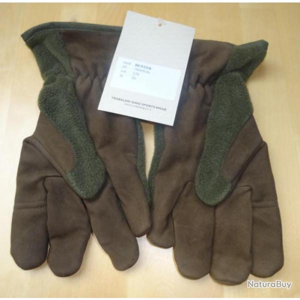 TRABALDO gants Hunter vert et brun taille XL