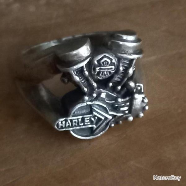 bague " harley davidson "  en argent 925