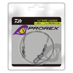 DPBT23 - Bas de ligne Acier Daiwa Prorex 7x7 Wire Leader - 20 cm / 42/100 / 10 kg