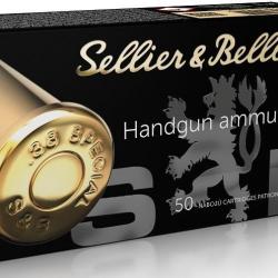 Munitions SELLIER BELLOT cal.38 Spécial wadcutter par 250 (3036)