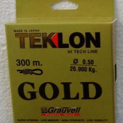 300 Mètres de TEKLON GOLD 0,50