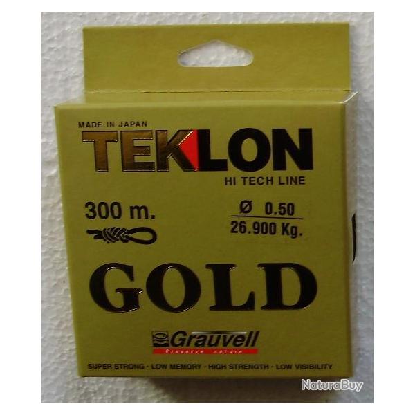 300 Mtres de TEKLON GOLD 0,50