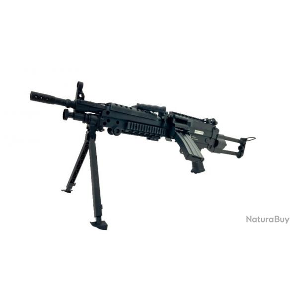 Rplique Airsoft FN MINIMI M249 PARA Black AEG Electronic Trigger Nylon Fibre 6mm