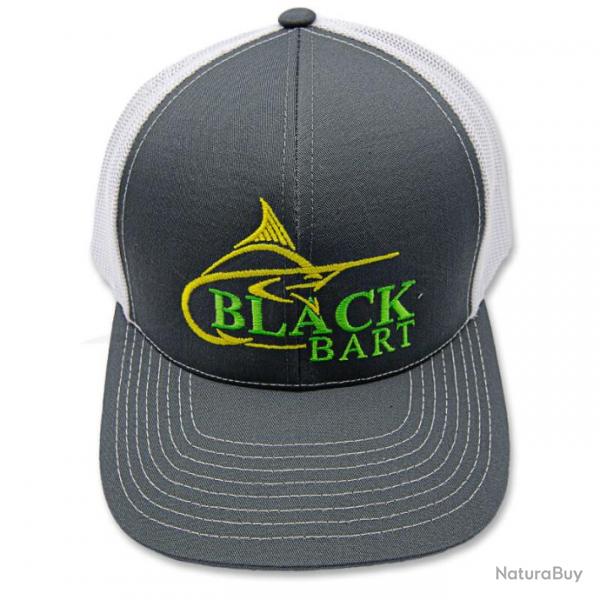 Casquette Black Bart Logo Marlin Gris / Blanc