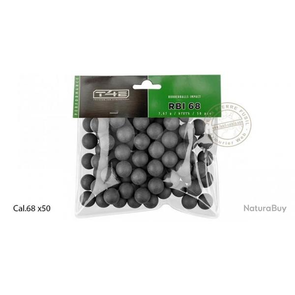UMAREX - Billes caoutchouc noyau acier T4E .68