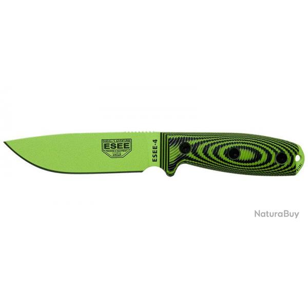 ESEE - E4PVG007 - ESEE-4 - LAME VENOM GREEN - VERT/NOIR